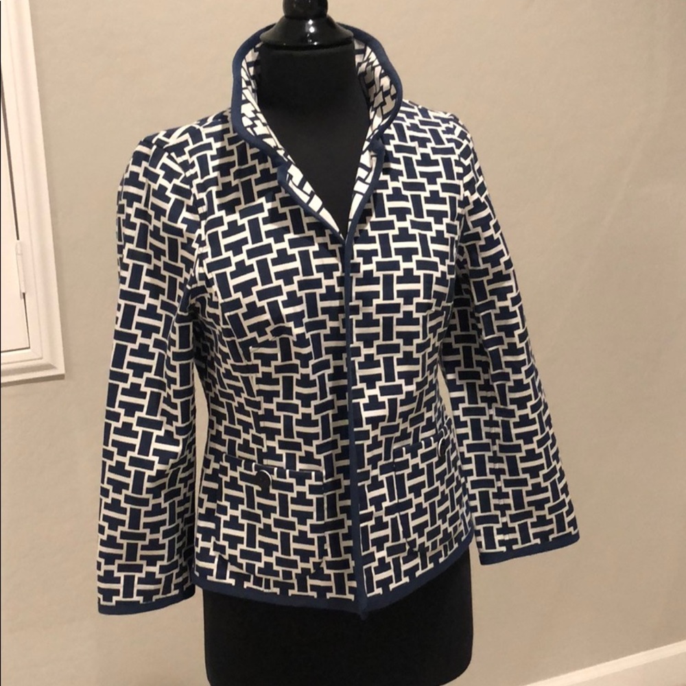 Nina McLemore reversible suit jacket size 2